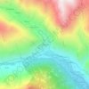 Mappa topografica Costa Bugni, altitudine, rilievo