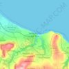 Mappa topografica Saltburn by the Sea, altitudine, rilievo
