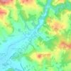 Mappa topografica Cubas, altitudine, rilievo