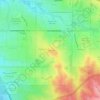 Mappa topografica Chapparal, altitudine, rilievo