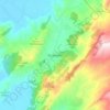 Mappa topografica Guachetá, altitudine, rilievo