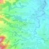 Mappa topografica Cadet, altitudine, rilievo