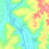 Mappa topografica Columbia, altitudine, rilievo