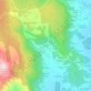 Mappa topografica Luneda, altitudine, rilievo
