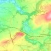 Mappa topografica Hoghton Bottoms, altitudine, rilievo