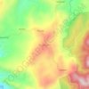 Mappa topografica Rogongon, altitudine, rilievo