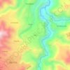 Mappa topografica Yalo, altitudine, rilievo