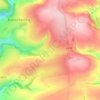 Mappa topografica Benton, altitudine, rilievo
