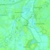 Mappa topografica Tungeln, altitudine, rilievo