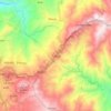 Mappa topografica Tublay, altitudine, rilievo