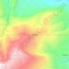 Mappa topografica Caliongan, altitudine, rilievo