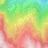 Mappa topografica Polsa, altitudine, rilievo