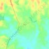 Mappa topografica Hillister, altitudine, rilievo