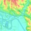 Mappa topografica East Ottumwa, altitudine, rilievo