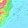 Mappa topografica Parcelación Termales, altitudine, rilievo