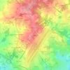 Mappa topografica Bellegarde, altitudine, rilievo