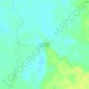 Mappa topografica Aguas Prietas (Los Cerros), altitudine, rilievo