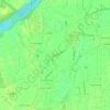Mappa topografica Canova, altitudine, rilievo