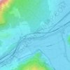 Mappa topografica Bradl, altitudine, rilievo