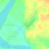 Mappa topografica Ollie Holm Lake Dam, altitudine, rilievo