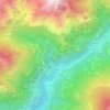 Mappa topografica Chemp, altitudine, rilievo