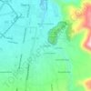Mappa topografica La Campiña, altitudine, rilievo