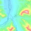 Mappa topografica 黄藏寺, altitudine, rilievo