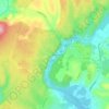 Mappa topografica Viel Audon, altitudine, rilievo