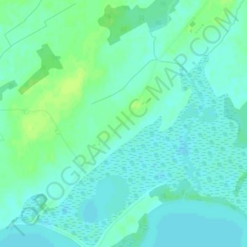 Mappa topografica Amherst Island, altitudine, rilievo