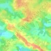 Mappa topografica Le Bourg, altitudine, rilievo