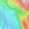 Mappa topografica Le Mas, altitudine, rilievo