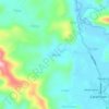 Mappa topografica Cadong, altitudine, rilievo