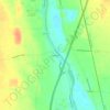 Mappa topografica Farrington, altitudine, rilievo