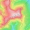 Mappa topografica Șureanu, altitudine, rilievo