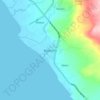 Mappa topografica Malabang, altitudine, rilievo