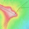Mappa topografica Cuilcagh, altitudine, rilievo