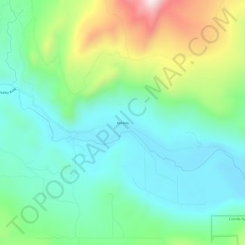 Mappa topografica Aeneas, altitudine, rilievo