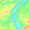 Mappa topografica New Town, altitudine, rilievo