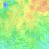 Mappa topografica Les Renardieres, altitudine, rilievo