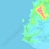 Mappa topografica Pucusana, altitudine, rilievo
