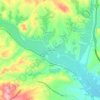 Mappa topografica Paulenca, altitudine, rilievo
