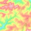 Mappa topografica Hebron, altitudine, rilievo