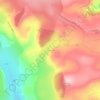 Mappa topografica Chavanon, altitudine, rilievo
