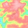 Mappa topografica Linha Mirin Doce, altitudine, rilievo