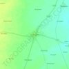 Mappa topografica Indergarh, altitudine, rilievo