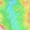 Mappa topografica Colz, altitudine, rilievo