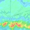 Mappa topografica Cayumapu, altitudine, rilievo