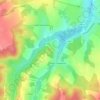 Mappa topografica Замковая Гора, altitudine, rilievo