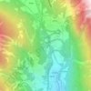 Mappa topografica Nanin, altitudine, rilievo