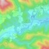 Mappa topografica La Siège, altitudine, rilievo